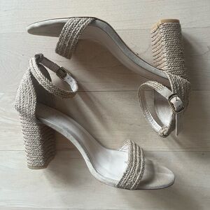 Raye Bliss Heel in Natural color, size 41 (EU)/ 10 (US), worn once